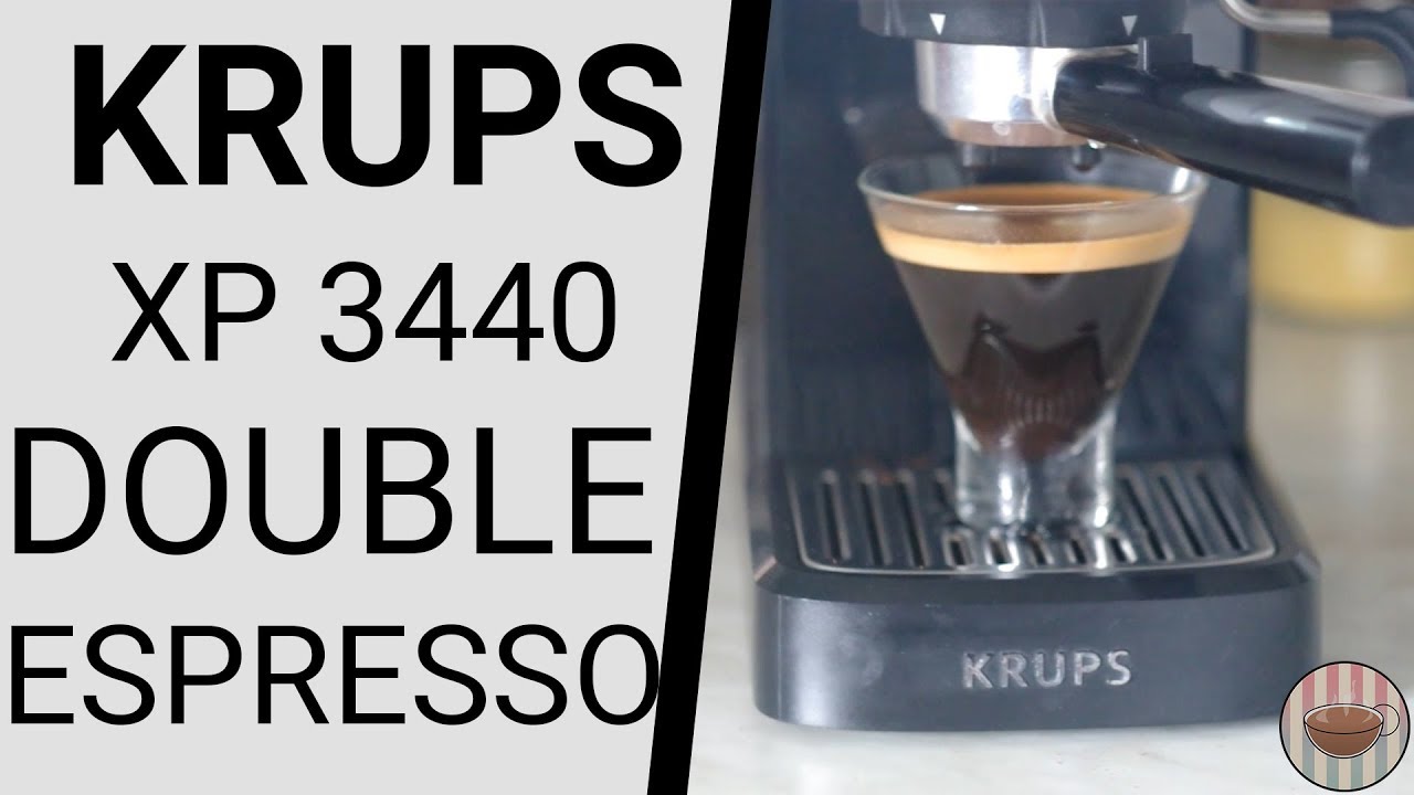 Krups XP 3440 Home Espresso Machine – Double Espresso