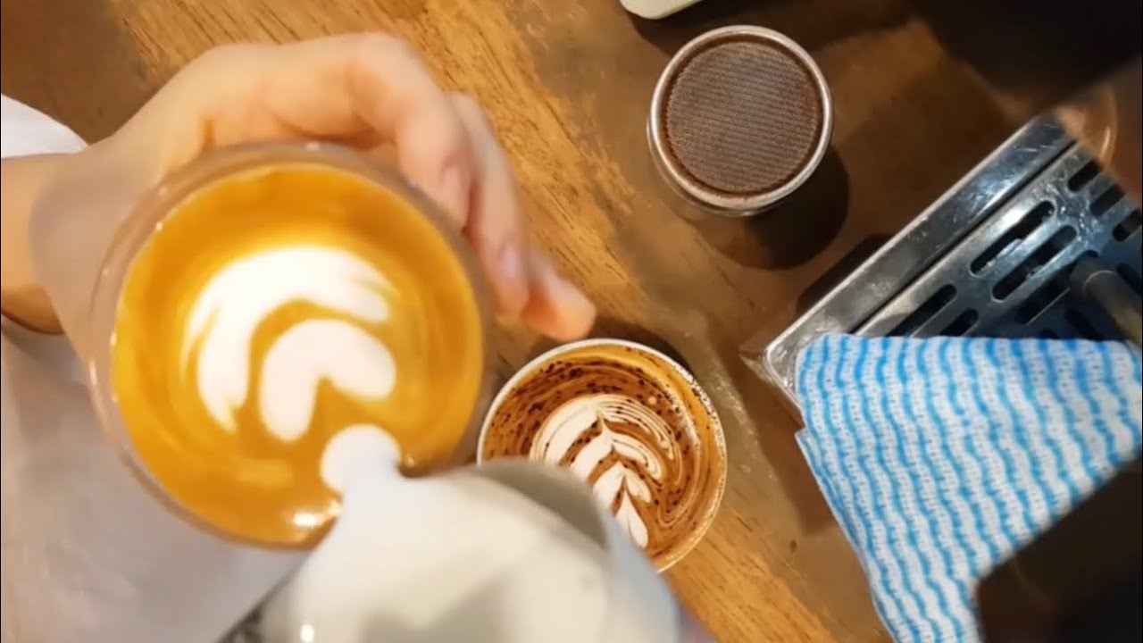 🇦🇺Piccolo Latte ? 작은 라떼 ; 피콜로 만드는 방법, Australia Cafe Vlog