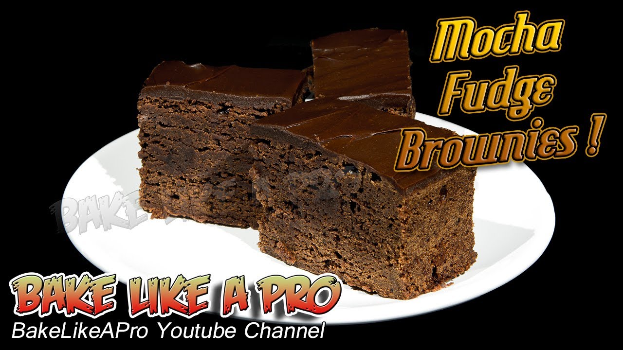 Mocha Fudge Brownies recipe ! – Coffee Lover's Brownies ! – UPDATED Video !