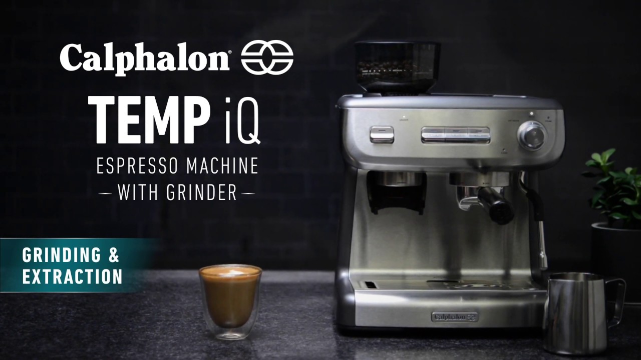 Temp iQ Espresso Machine with Grinder: Grinding & Extraction Guide | Calphalon