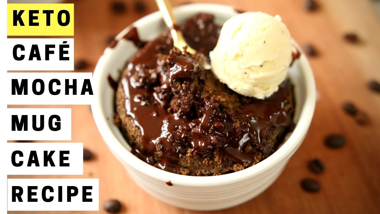 Keto Chocolate Coffee Mug Cake Recipe | ONLY 4 NET CARBS | Easy Low Carb Keto Recipes
