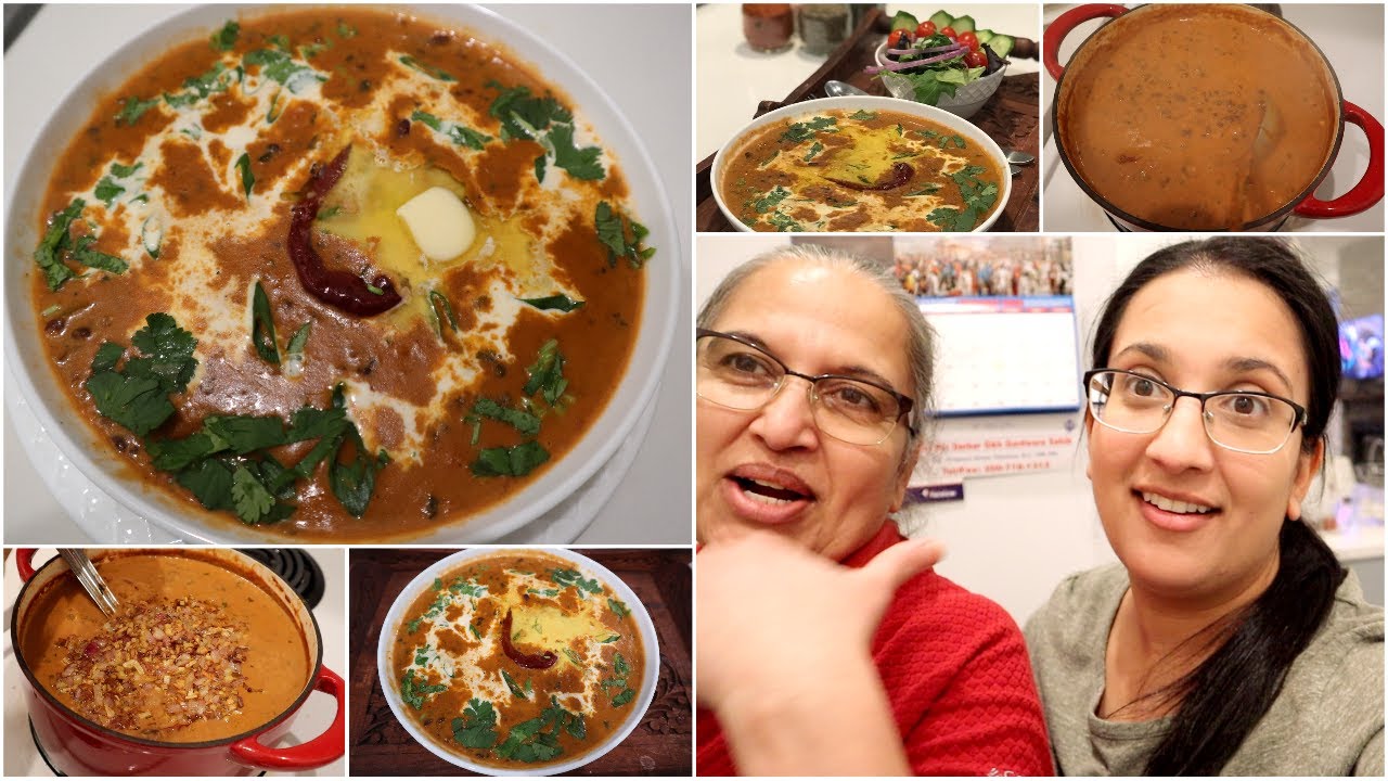 Dal Makhani Recipe – Cook and Talk With My Punjabi Mom! || English Hindi Vlog