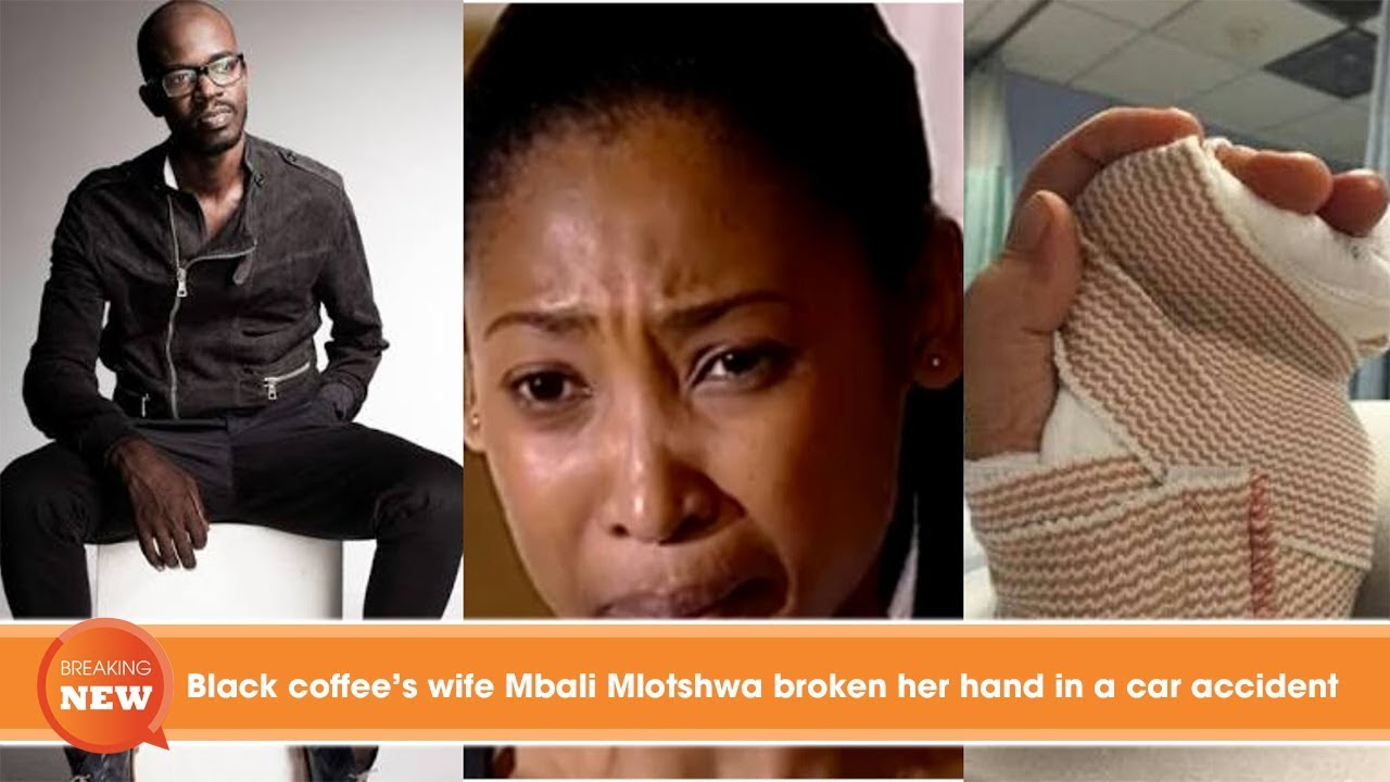 Black coffee's wife Mbali Mlotshwa broken her hand in a car accident