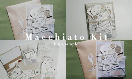 macchiato kit from bujo sample