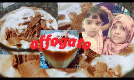 affogato coffee icecream||home made affogato