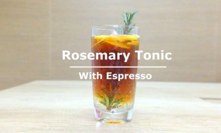 [Coffee Recipes]Rosemary Espresso Tonic  by JURA