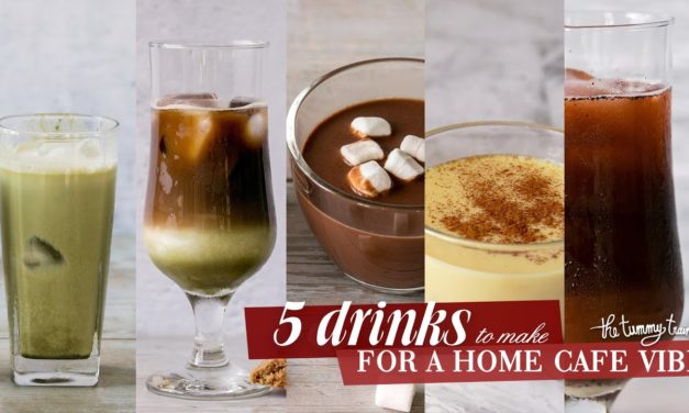 5 Coffee Shop Drinks To Make For a Home Cafe Vibe RECIPES | The Tummy Train