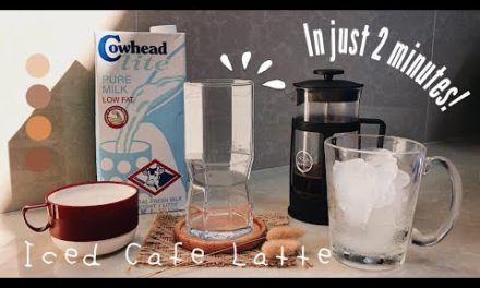 Iced Cafe Latte *2 mins. | coffee series ☕