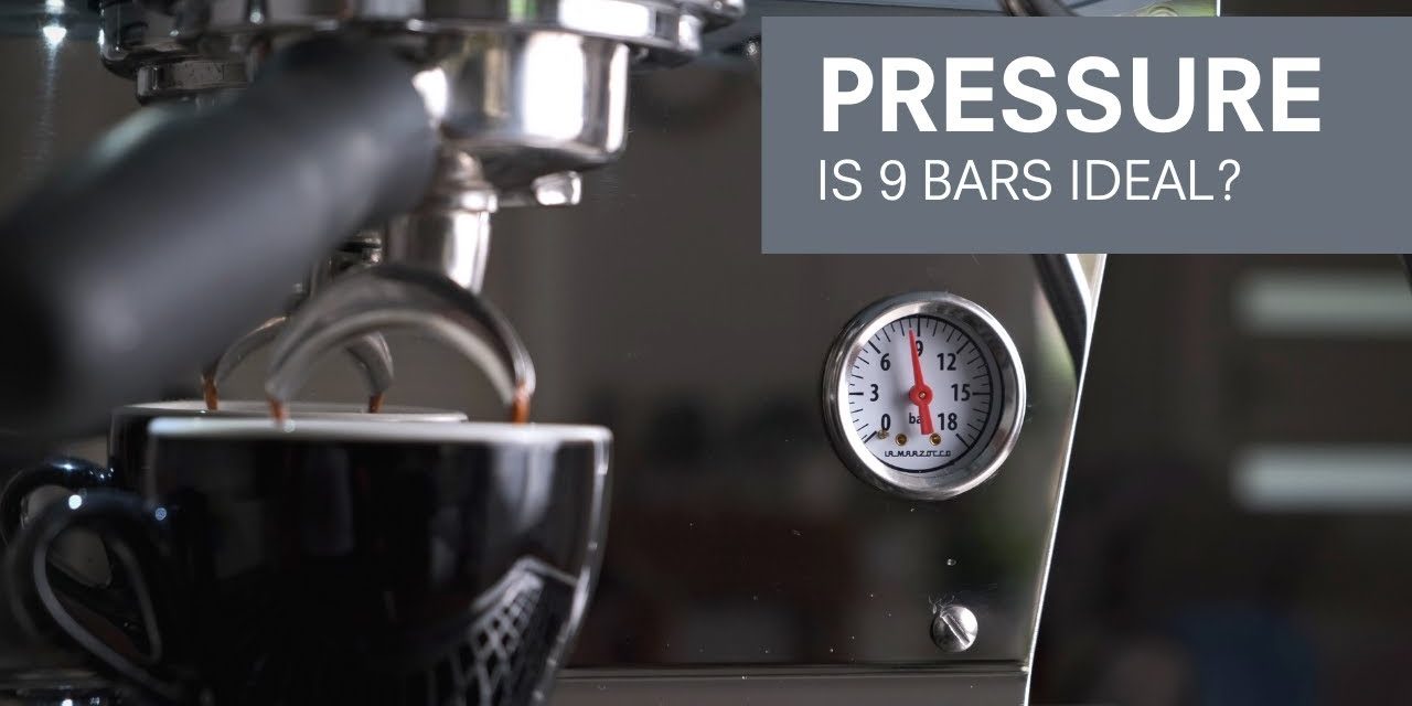 What is the best pressure for espresso?