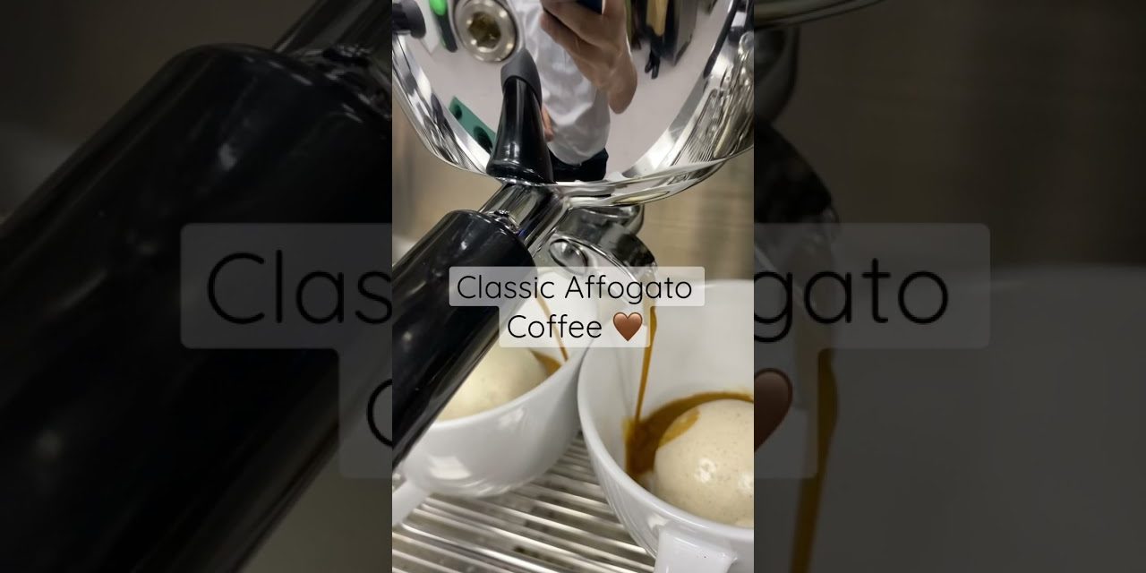 Classic Affogato Coffee ! 🤎