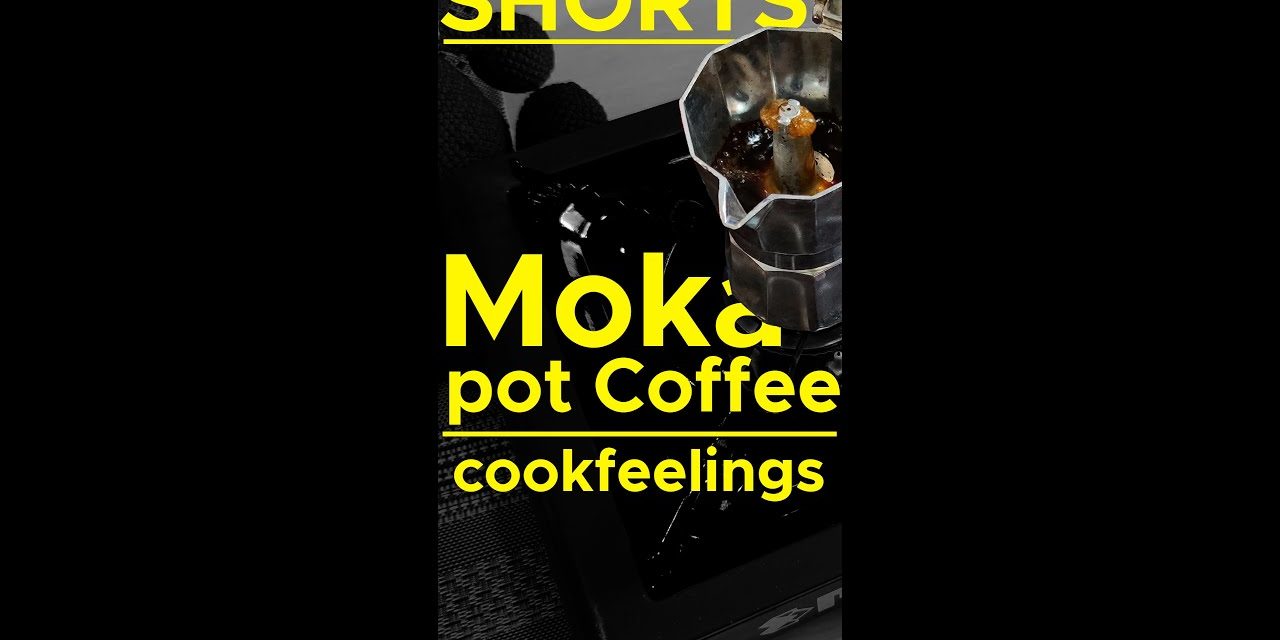 making moka pot coffee at home [shorts]
