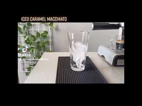 ICED COFFEE RECIPE: caramel macchiato