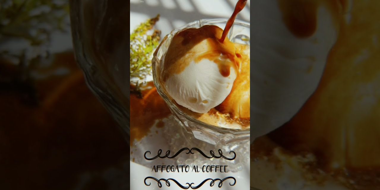 How to make AFFOGATO COFFEE ICECREAM quick and easy caffine dessert #italiandesserts …