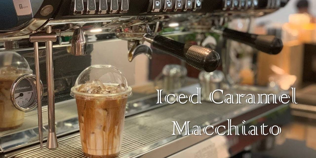 Cafe Vlog | Iced Caramel Macchiato | Regular Size | Cold drinks |