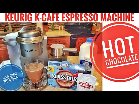 Keurig K-Cafe Latte Cappuccino Machine HOW TO MAKE AWESOME SWISS MISS HOT CHOCOLATE