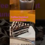 Starbucks Coffee Hazelnut Crunch Cake + Oats Cocoa Macchiato